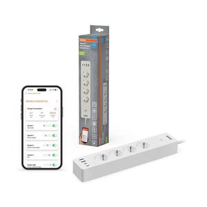 Osram - Predlžovací kábel SMART+ 4Z typ F + 2xUSB-A + 2xUSB-C Wi-Fi 4099854418198 vyobraziť