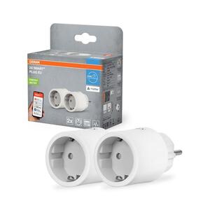Osram - SADA 2x Inteligentná zásuvka SMART+ MATTER SCHUKO 2300W/230V/10A Wi-Fi biela 4099854641671 vyobraziť