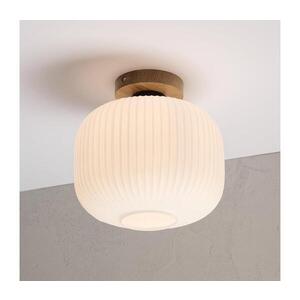 Stropné svietidlo HARMA WOOD 1xE27/15W/230V dub/biela priemer 25 cm LM-1.326/E vyobraziť