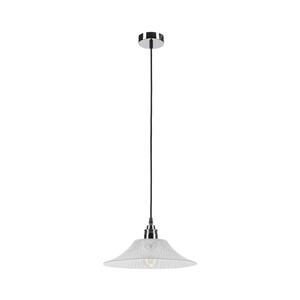 Luster na lanku JULL 1xE27/15W/230V lesklý chróm/číre sklo LM-1.333/CHROM vyobraziť