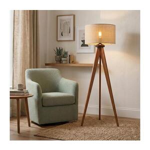 Stojacia lampa AIDA 1xE27/15W/230V dub/rafia LP-1.98/DĄB RUSTIK/RAFFIA vyobraziť