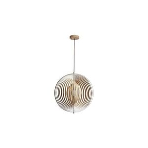 Drevený luster na lane 1xE27/60W/230V pr. 43, 5 cm masív/dyha/buk/kaučukovník WRE061 vyobraziť