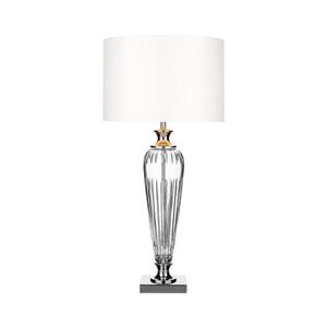 Där Lighting Där Lighting HIN4208 - Stolná lampa HINTON 1xE27/60W/230V biela/lesklý chróm HIN4208 vyobraziť