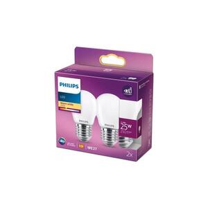 SADA 2x LED žiarovky Philips P45 E27/2, 2 W/230 V 2700 K 8718699782115 vyobraziť