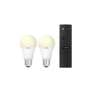 Sada 2× stmievateľných LED žiaroviek A60 E27/9W/230V 2700K Wi‑Fi + diaľkový ovládač - WiZ 4897104950258 vyobraziť