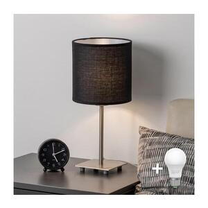 Brilagi - LED stolová lampa NUBILA 1xE27/60W/230V čierna EG32509+BG1581 vyobraziť