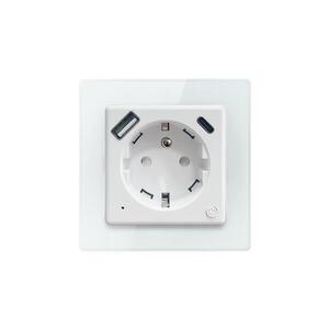 NEO 07544L - Inteligentná zásuvka E 16A/230V + 1× USB-A + 1× USB-C PD 20W Wi-Fi 07544L vyobraziť