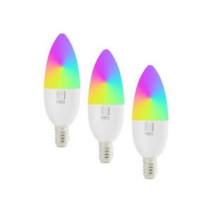 NEO 07808C - Sada 3× stmievateľných LED žiaroviek RGB+CCT E14/4, 8W/230V 07808C vyobraziť