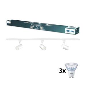 Philips - LED stmievateľné bodové svietidlo v lište sys EASYLINK 3xGU10/6, 2W/230V 1m biela P7612+3xP4914 vyobraziť