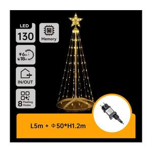 B.V. -LED Vonkajšia vianočná dekorácia LED/3, 6W/31/230V 2700K 120cm IP44 B10303K6E vyobraziť