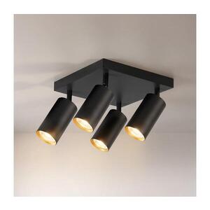 Brilagi - Bodové svietidlo SELE SQUARE 4xGU10/30W/230V čierna/zlatá WO-SELESQ-04-OEM vyobraziť