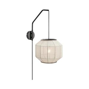 Markslöjd 108957 - Nástenné svietidlo ASUKA 1xE27/60W/230V krémová/čierna 108957 vyobraziť
