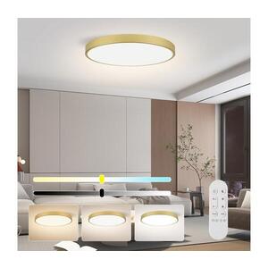 NEO 07312L-LED stmievateľné stropné svietidlo SEMPLICI 128 W / 230 V, priemer 100 cm, Wi‑Fi Tuya, zlaté + diaľkové ovládanie 07312L vyobraziť