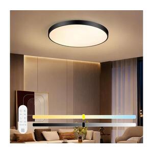 NEO 07313L-LED SEMPLICI - stmievateľné stropné svietidlo 96 W/230 V, priemer 80 cm, Tuya Wi‑Fi, čierne, s diaľkovým ovládaním 07313L vyobraziť