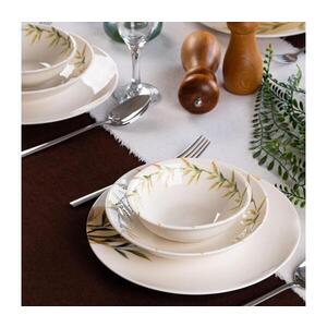 Jedálenská sada 18 ks biela/zelená/žltá/porcelán 858CMR1335 vyobraziť