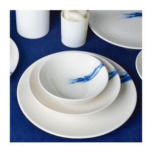 Jedálenská súprava 18 ks biela/modrá/porcelán 858CMR1336 vyobraziť