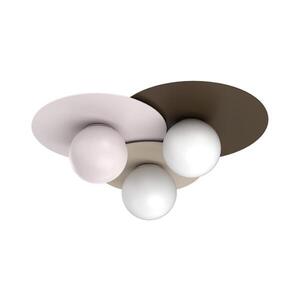 Stropné svietidlo FLAT 3xE27/15W/230V 55x60 cm béžová/krémová/hnedá 9553 vyobraziť