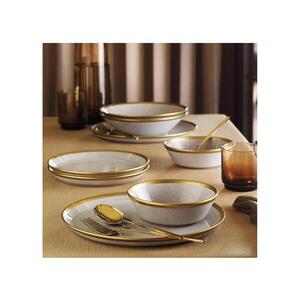 24-dielna jedálenská súprava sivá/zlatá/porcelán 710KTP3808 vyobraziť