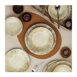 18-dielna jedálenská sada krémová/hnedá/porcelán 710KTP9758 vyobraziť