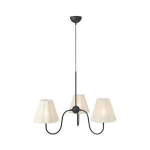 Markslöjd 109172 - Luster na lanku VEYA 3xE14/40W/230V priemer 90 cm ľan/čierna 109172 vyobraziť