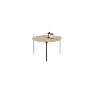 MC Akcent Konferenčný stolík AURA, priemer 55 cm, dub/antracit 1008738 vyobraziť