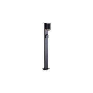 Vonkajšia lampa so zásuvkou SCHUKO 1xGU10/10W/230V IP44 80 cm čierna 24310 vyobraziť