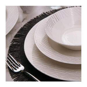 Jedálenská súprava 62 ks biela/strieborná/porcelán 710KTP3812 vyobraziť