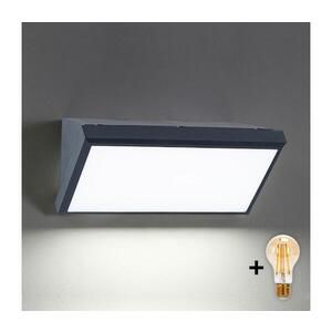Brilagi-LED Nástenné svietidlo TRIANGLE 1xE27/6W/230V 2700-6500K IP65 antracit BG1023+AI0599 vyobraziť