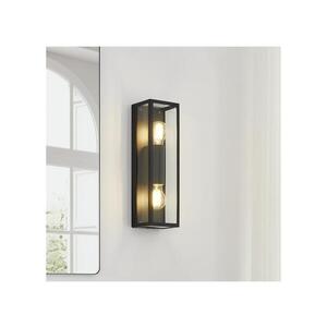 Eglo 33856 - Vonkajšie nástenné svietidlo ALAMONTE 2xE27/60W/230V IP44 čierna 33856 vyobraziť