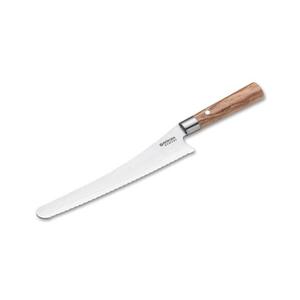 Böker - Damaškový kuchynský nôž na pečivo DAMAST OLIVE 23, 5 cm olivové drevo 130433DAM vyobraziť