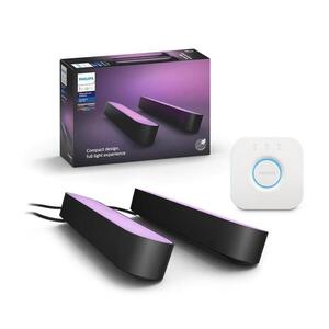 Philips - Sada 2× LED RGB stmievateľných stolových lámp Hue PLAY WACA 6W/230V + Hue Bridge P2790+P1408 vyobraziť