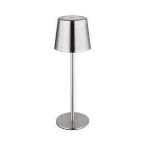 Globo 58482N-LED stmievateľná dotyková nabíjateľná stolová lampa VANCOUVER 2W/3, 7V 2200mAh lesklý chróm 58482N vyobraziť