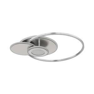 Globo 68278-24 - LED stmievateľné stropné svietidlo BELTRAN LED/24W/230V strieborné+diaľkové ovládanie 68278-24 vyobraziť