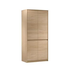 Gala Meble Šatníková skriňa MIYABI 90x198x52 cm dub Cremona S29-S4D-CRE vyobraziť