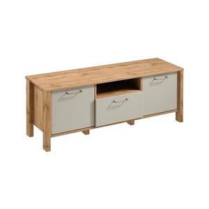 Gala Meble Televízny stolík MENTA 138x49 cm dub wotan/šedá S19-RTV1S-BSM vyobraziť