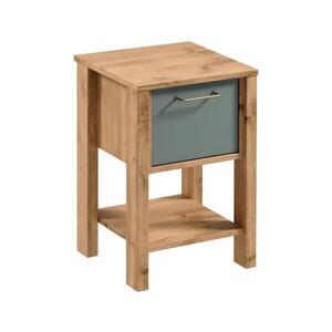 Gala Meble Nočný stolík MENTA 42x59 cm dub Wotan/zelená S19-SN-ZSM vyobraziť