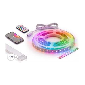 SmartLED SADA 1x LED RGBW pás NEO LITE LED/24W/230V 5 m IP65 Wi-Fi + 5x profil 1 m + diaľkové ovládanie 5xSD0103+1xIM0834 vyobraziť