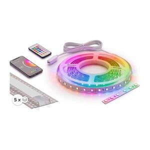 SmartLED Súprava 1x LED RGBW pásik NEO LITE LED/24W/230V 5 m IP65 Wi-Fi + 5x profil 1 m + diaľkový ovládač 5xSD0107+1xIM0834 vyobraziť