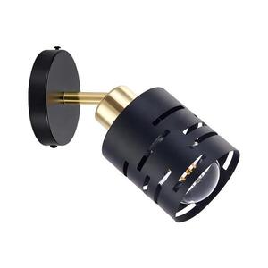 Nástenné bodové svietidlo ELEN 1xE27/35W/230V čierna/zlatá ELEN WALL LIGHT BLACK vyobraziť