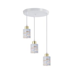 Závesný luster ELEN 3xE27/35W/230V priemer 29 cm biela/zlatá ELEN 3-LIGHT ROUND PEND. WHITE vyobraziť