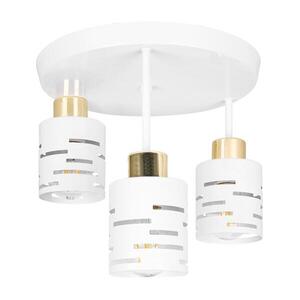 Prisadený luster ELEN 3xE27/35W/230V biela/zlatá ELEN PENDANT LIGHT 3 WHITE vyobraziť