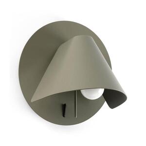 FARO Barcelona FARO 62356 - Nástenné bodové svietidlo NOON 1xE27/15W/230V khaki 62356 vyobraziť
