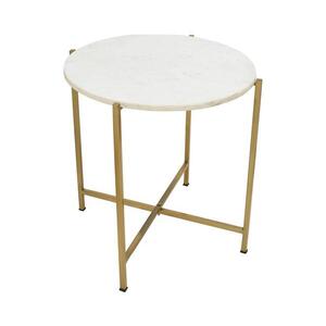 Eglo 424002 - Odkladací stolík TOWADA 46 cm mramor/zlatá 424002 vyobraziť