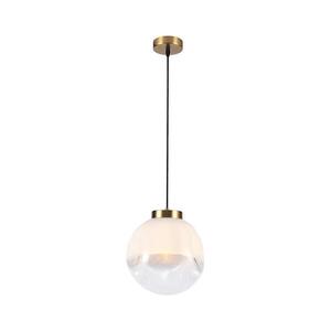 Viokef Lighting Závesný luster VANA na lanku 1xE27/40W/230V biela/zlatá 4313600 vyobraziť