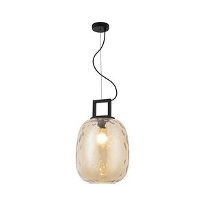 Viokef Lighting Závesný luster LUCY na lanku 1xE27/40W/230V dymovo-béžový 4302802 vyobraziť