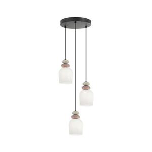 Viokef Lighting Luster na lanku HILDA 3xE14/40W/230V čierna/hnedá 4346800 vyobraziť