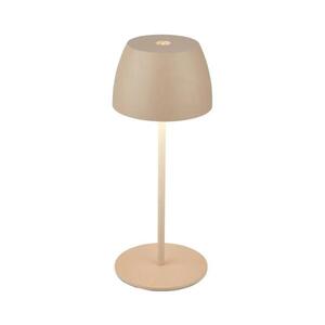Briloner - LED stmievateľná nabíjateľná dotyková vonkajšia stolná lampa MINI LED/2, 5W/5V IP44 1800 mAh béžová 4002707459323 vyobraziť