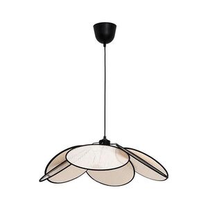 Viokef Lighting Luster na lanku MARGARET 1xE27/40W/230V čierna/béžová 4278800 vyobraziť