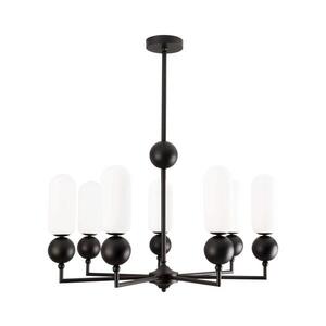 MAXLIGHT P0632 - stropný luster NOVA na tyči, 7xG9/7W/230V, priemer 70 cm, čierny P0632 vyobraziť