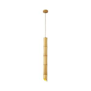 Viokef Lighting Závesné svietidlo na lanku BAMBOO 1xGU10/50W/230V bambus 4270500 vyobraziť